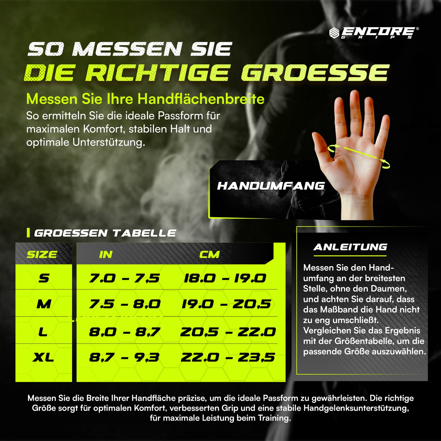 Encore Grips® Fitness Handschuhe
