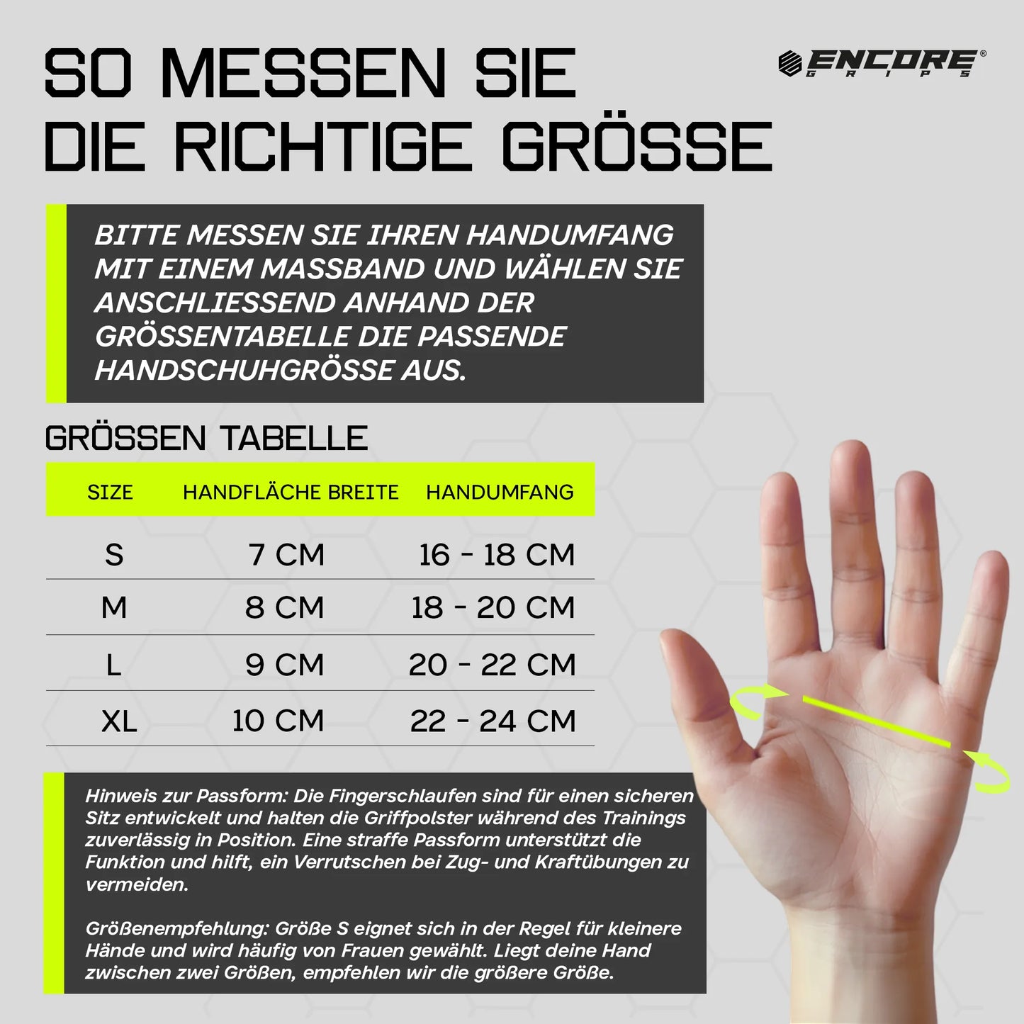 Encore Grips® Griffpolster mit Fingerschlaufen