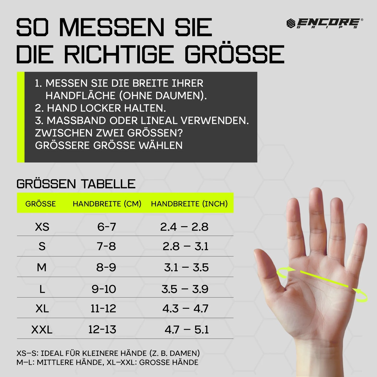 Encore Grips® 3D Griffpolster mit Handgelenkbandage